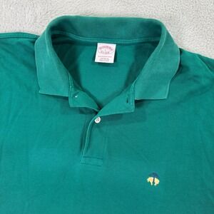 Brooks‎ Brothers Golden Fleece Polo Shirt Original Fit Green Mens Size Large EUC